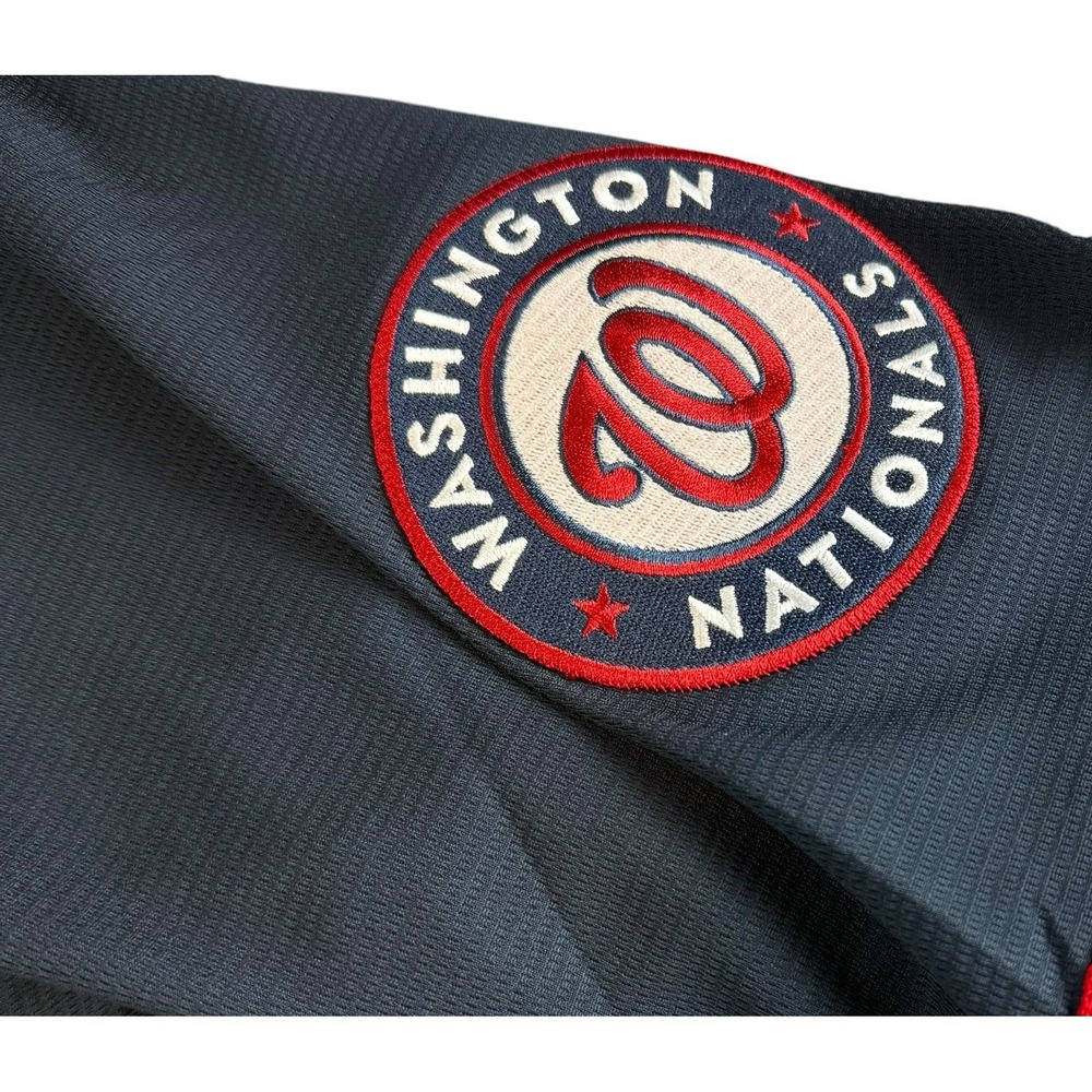 NIKE Washington Nationals Jersey Mens Large Gray MLB Sewn Logo NEW - Picture 11 of 13